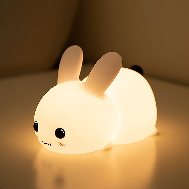 Luminaria de Silicone em formato de Coelhinho Fofo