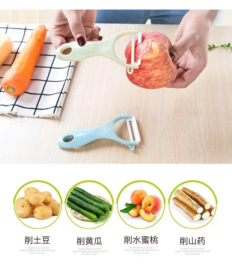 Kitchen Utensils Household Peeler Kitchen Gadgets Paring Knife Multi-functional Melon Ceramic Paring Knife