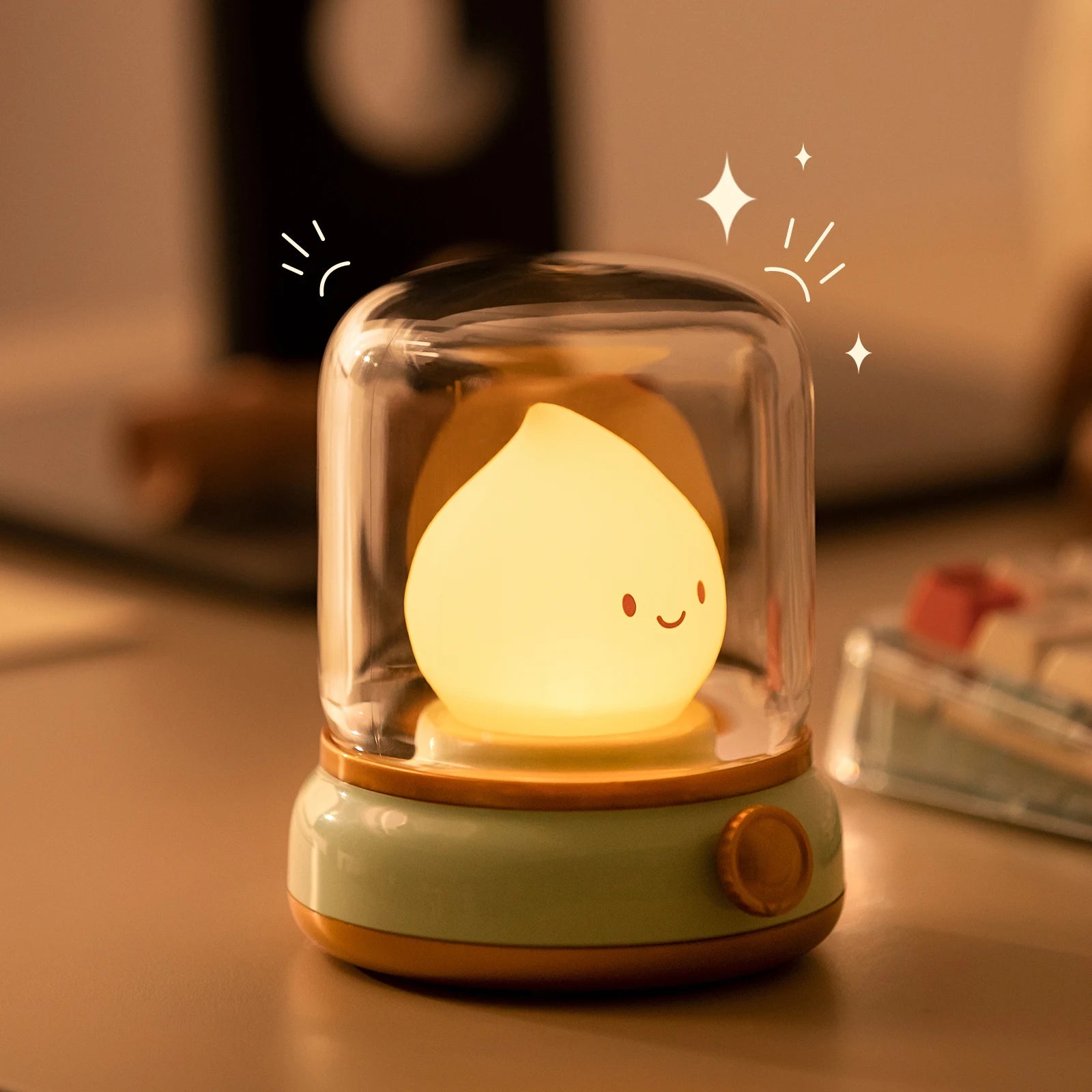 🌙 Mini Luminária LED “Cute Night” – Fofinho, Luz Aconchegante! ✨